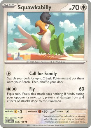 Squawkabilly 162/198 Scarlet & Violet Base Set