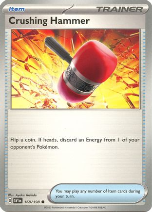 Crushing Hammer 168/198 - Reverse Holofoil Scarlet & Violet Base Set