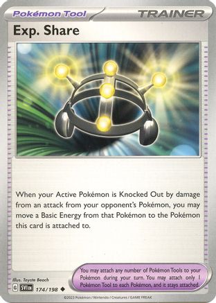 Exp. Share 174/198 - Reverse Holofoil Scarlet & Violet Base Set