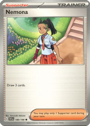 Nemona 180/198 - Reverse Holofoil Scarlet & Violet Base Set