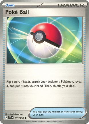 Poke Ball 185/198 - Reverse Holofoil Scarlet & Violet Base Set
