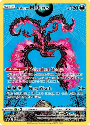Galarian Moltres SWSH284 - Holofoil SWSH Sword & Shield Promo Cards