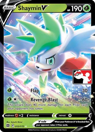 Shaymin V - Holofoil Prize Pack Series Cards