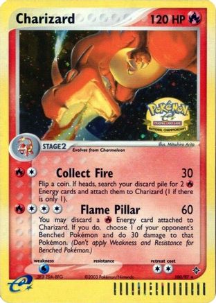 Charizard (National Championships) 100/97 - Holofoil League & Championship Cards
