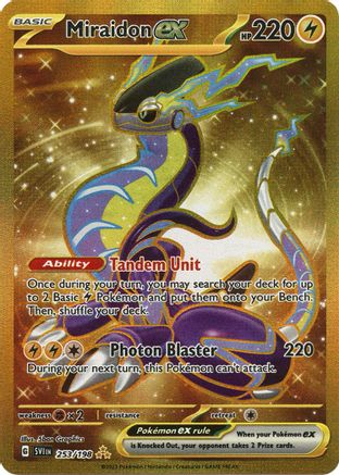 Miraidon ex 253/198 - Holofoil Scarlet & Violet Base Set