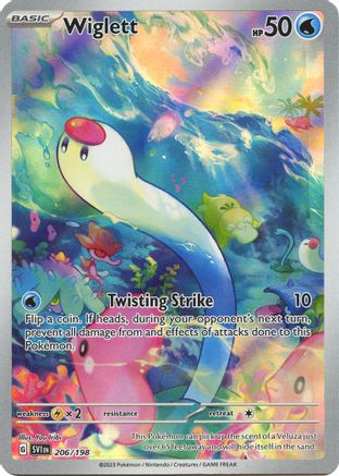 Wiglett 206/198 - Holofoil Scarlet & Violet Base Set