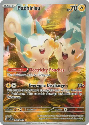 Pachirisu 208/198 - Holofoil Scarlet & Violet Base Set