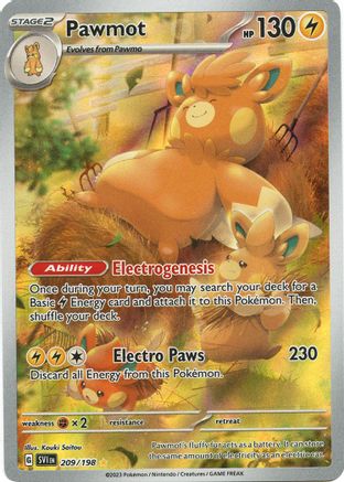 Pawmot 209/198 - Holofoil SV01 Scarlet & Violet Base Set