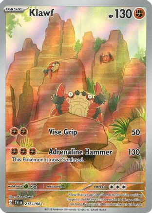 Klawf 217/198 - Holofoil Scarlet & Violet Base Set