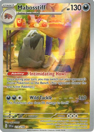 Mabosstiff 218/198 - Holofoil Scarlet & Violet Base Set