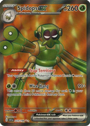 Spidops ex 223/198 - Holofoil Scarlet & Violet Base Set