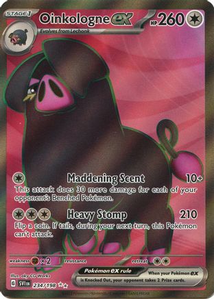 Oinkologne ex 234/198 - Holofoil Scarlet & Violet Base Set