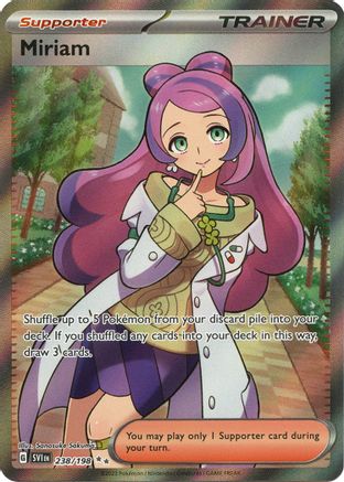 Miriam 238/198 - Holofoil Scarlet & Violet Base Set