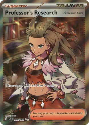 Professor's Research 240/198 - Holofoil Scarlet & Violet Base Set