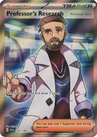 Professor's Research 241/198 - Holofoil Scarlet & Violet Base Set