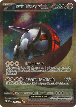 Iron Treads ex 248/198 - Holofoil Scarlet & Violet Base Set
