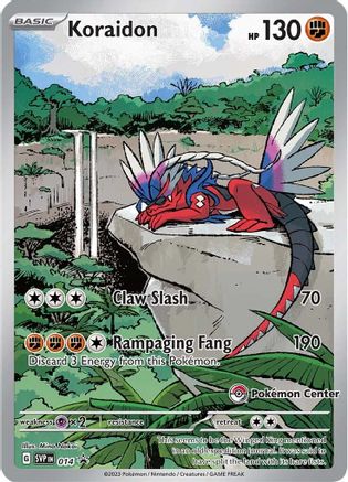 Koraidon (Pokemon Center Exclusive) 014 - Holofoil SV Scarlet & Violet Promo Cards