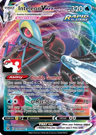 Inteleon VMAX 079 - Holofoil Prize Pack Series Cards