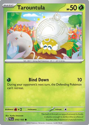 Tarountula 016/193 - Reverse Holofoil Paldea Evolved