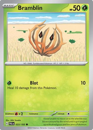 Bramblin 023/193 - Reverse Holofoil Paldea Evolved