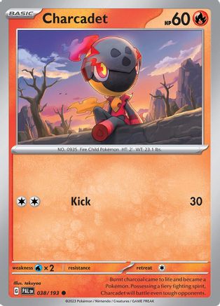 Charcadet 038/193 - Reverse Holofoil Paldea Evolved