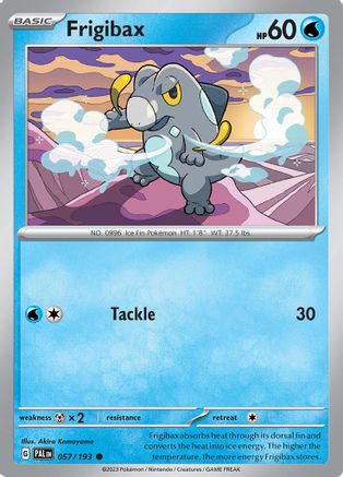 Frigibax 057/193 - Reverse Holofoil Paldea Evolved