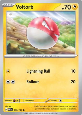 Voltorb 066/193 - Reverse Holofoil Paldea Evolved
