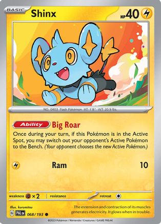 Shinx 068/193 - Reverse Holofoil SV02 Paldea Evolved