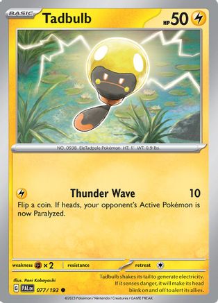 Tadbulb 077/193 - Reverse Holofoil Paldea Evolved
