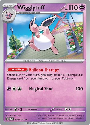 Wigglytuff 084/193 - Reverse Holofoil Paldea Evolved