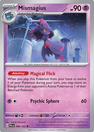 Mismagius 088/193 - Reverse Holofoil Paldea Evolved