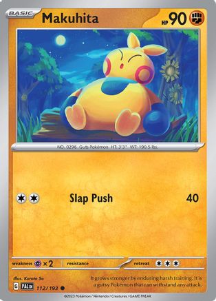 Makuhita 112/193 - Reverse Holofoil Paldea Evolved