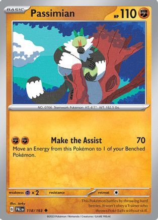 Passimian 118/193 - Reverse Holofoil SV02 Paldea Evolved