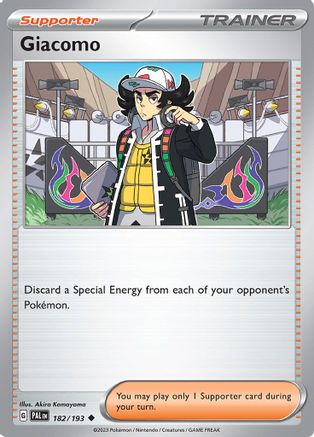 Giacomo 182/193 - Reverse Holofoil Paldea Evolved