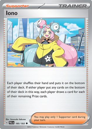 Iono 185/193 - Reverse Holofoil Paldea Evolved