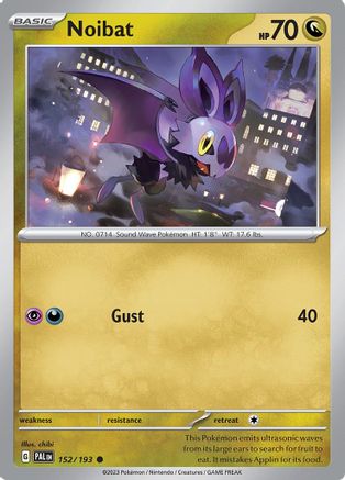 Noibat 152/193 - Reverse Holofoil SV02 Paldea Evolved