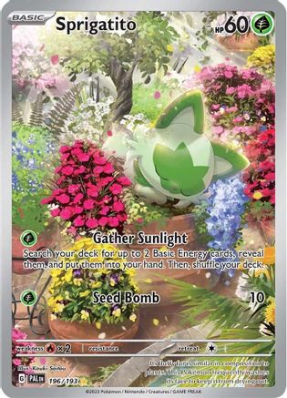 Sprigatito 196/193 - Holofoil Paldea Evolved