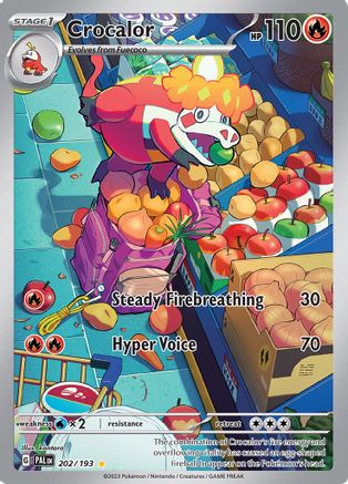 Crocalor 202/193 - Holofoil Paldea Evolved