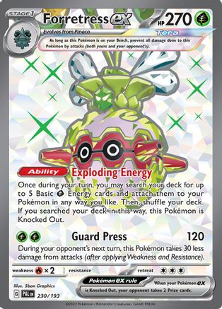 Forretress ex 230/193 - Holofoil Paldea Evolved
