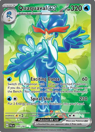 Quaquaval ex 235/193 - Holofoil Paldea Evolved