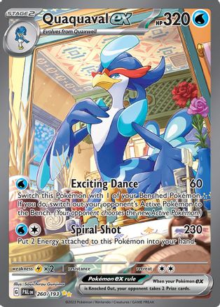 Quaquaval ex 260/193 - Holofoil Paldea Evolved
