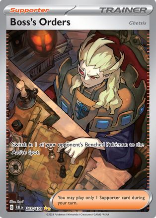Boss's Orders 265/193 - Holofoil Paldea Evolved