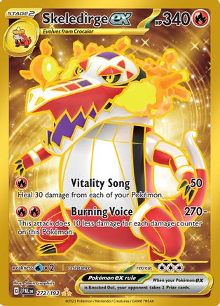 Skeledirge ex 272/193 - Holofoil Paldea Evolved
