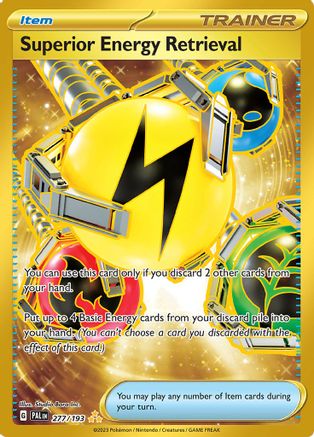 Superior Energy Retrieval 277/193 - Holofoil Paldea Evolved