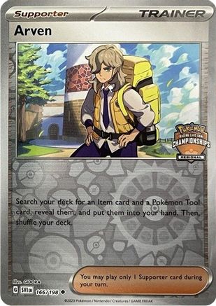 Arven (Regional Championships) 166/198 - Reverse Holofoil League & Championship Cards