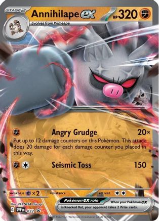 Annihilape ex 032 - Holofoil SV Scarlet & Violet Promo Cards
