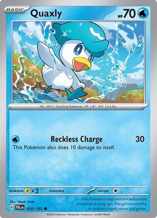 Quaxly (Summer 2023 Collector Chest) 050/193 - Holofoil Miscellaneous Cards & Products