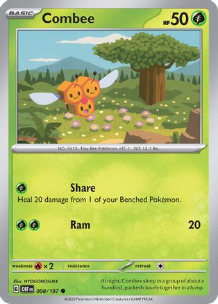 Combee 008/197 Obsidian Flames