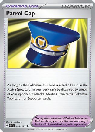 Patrol Cap 191/197 Obsidian Flames