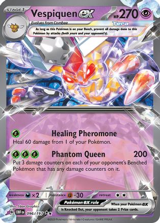 Vespiquen ex 096/197 - Holofoil SV03 Obsidian Flames